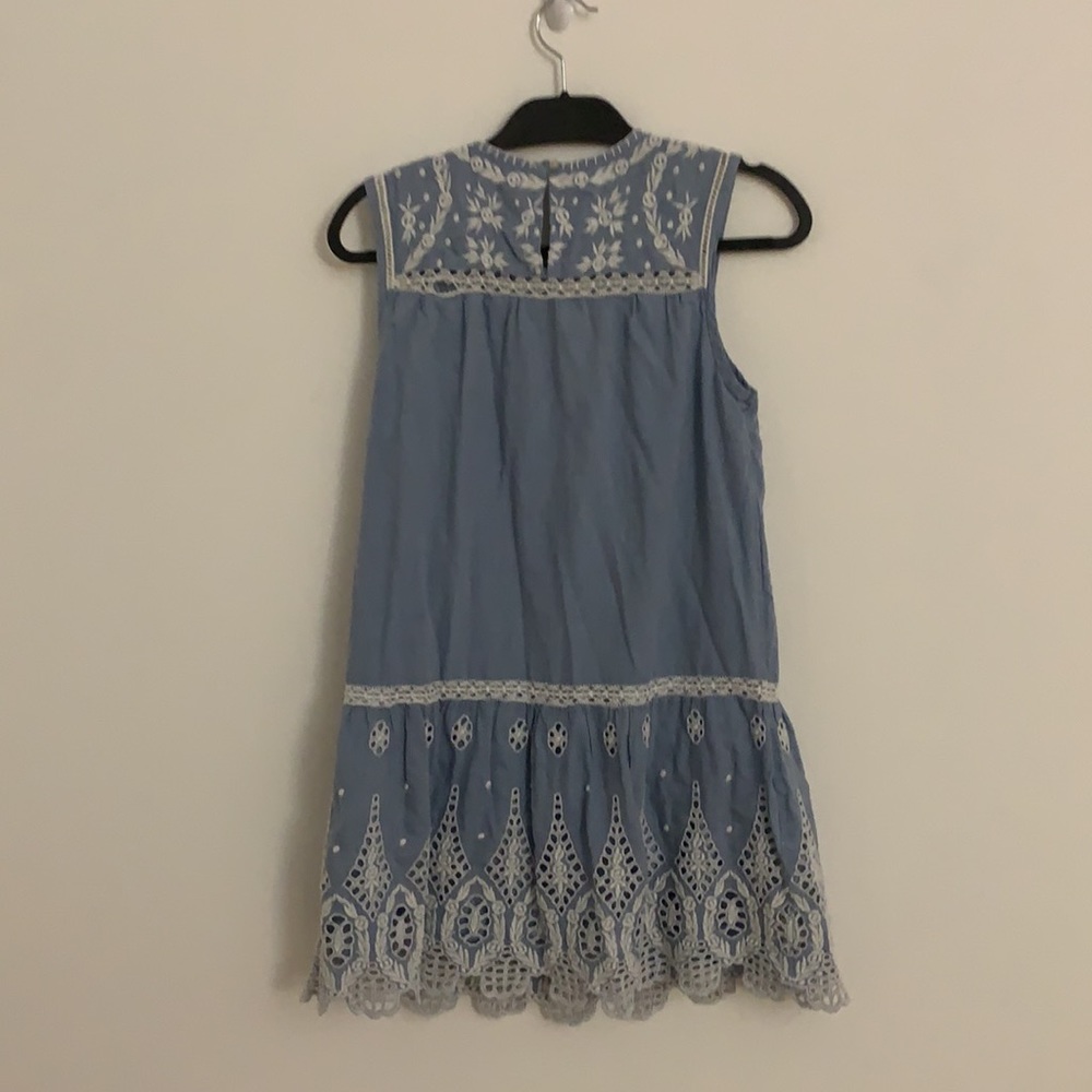 joie embroidered chambray dress - Picture 8 of 8